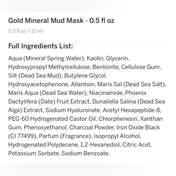 New AHAVA 24K Gold Mineral Mud Mask - Picture 7 of 12